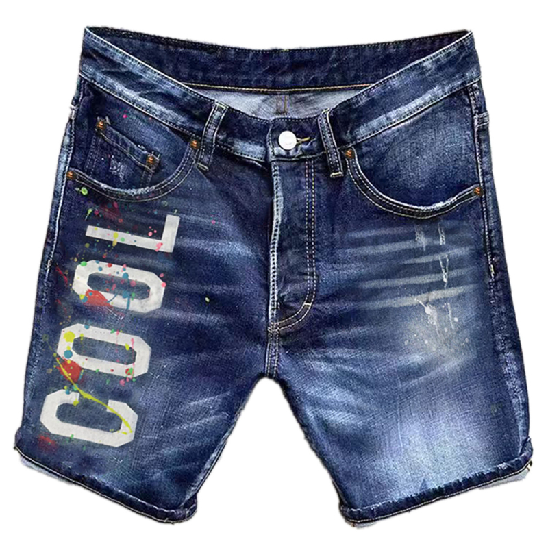 2025 tavaszi új, egyenes szabású férfi farmernadrág, személyre szabott, betűnyomtatással, divatos, minden mérkőzésre alkalmas, amerikai népszerűségnek örvend