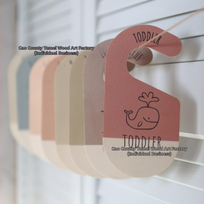 Új baba fa elválasztó otthon hálószoba szekrény méretű elválasztó fa babaruhák elválasztó tányér