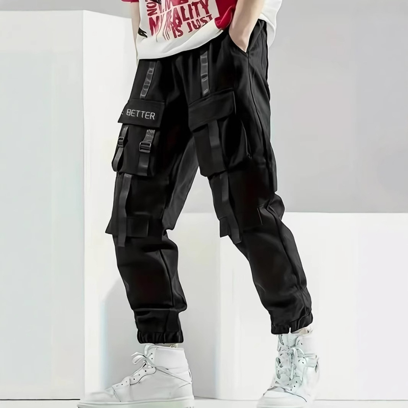 Határokon átnyúló új férfi overál, lezser orrú nadrág, többzsebes nadrág, XK20 háromszövésű funkciós nadrág