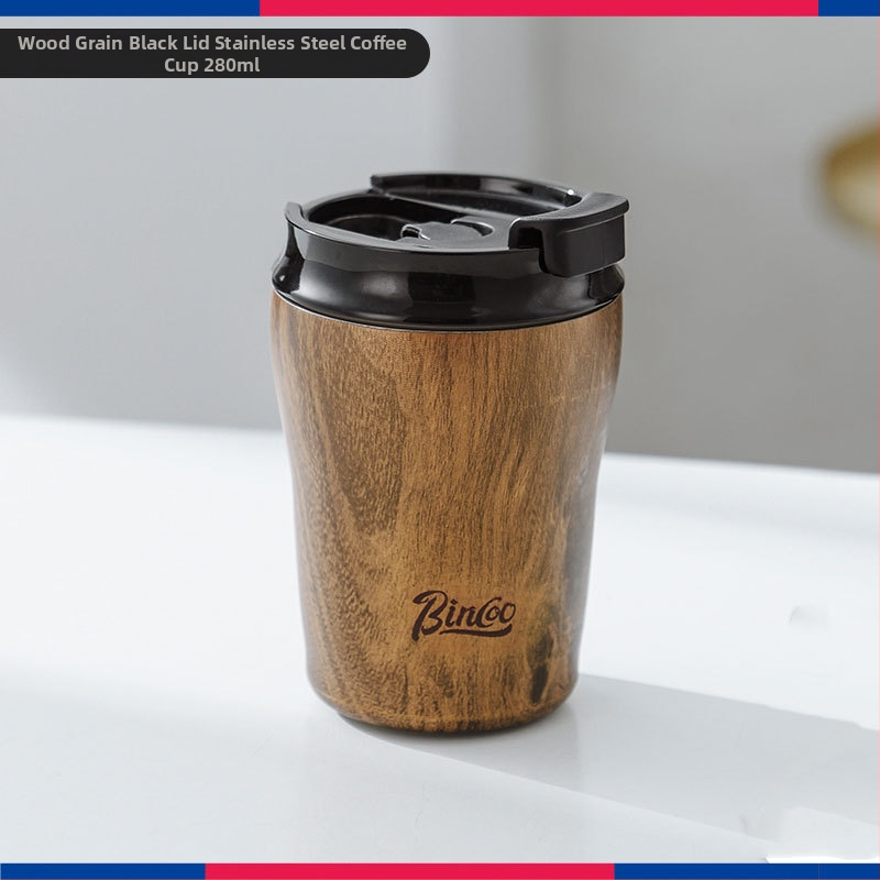 Bincoo kohvitass/fikseeritud pihustiga portselanist suure mahutavusega termoskruus retro värviväärtusega kaasaskantav tass