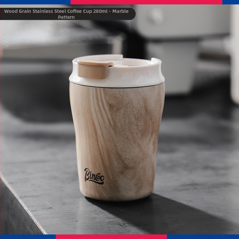 Bincoo kohvitass/fikseeritud pihustiga portselanist suure mahutavusega termoskruus retro värviväärtusega kaasaskantav tass