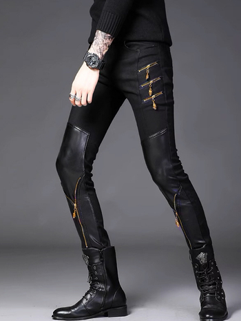 2024 őszi farmernadrág, férfi új, rugalmas, karcsúsított, lezser, négy évszakos, fekete, kis méretű, egyenes szárú, karcsúsított, ifjúsági karcsúsított nadrág