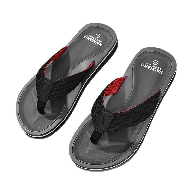 Лятно връхно облекло Корейски стил Модерни мъжки чехли Джапанки Удобни вътрешни и външни плажни джапанки Мъжки чехли