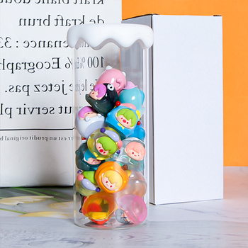 Nagykereskedelmi aranyos gabonagyöngyök tárolóedény átlátszó csattal felhőtakaró üvegedénybe aranyos gabonababa tároló dekoráció ajándék