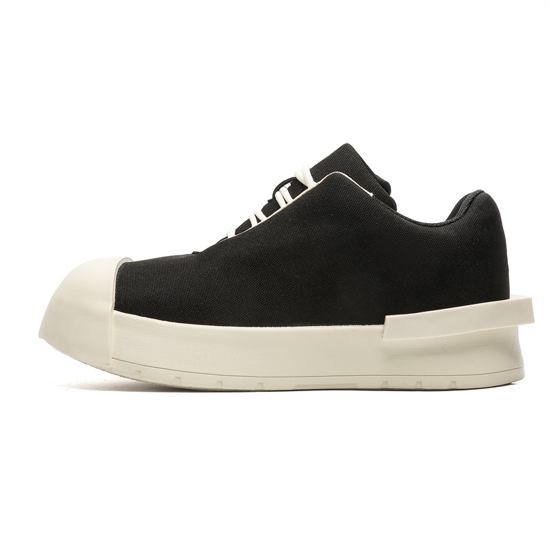 Férfi cipők 2024 nyara Új ifjúsági nagy orrú vastag talpú cipők Férfi lélegző, magasított sport- és szabadidős divatos cipők férfiaknak