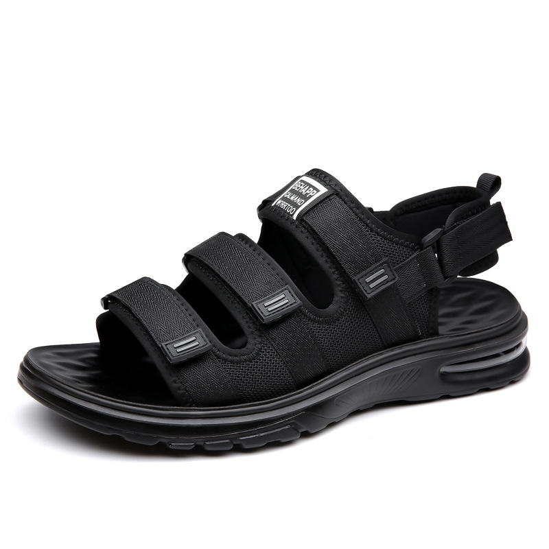 Sandale de vară pentru bărbați, sandale cu vârf deschis, sandale casual la modă, explozii rezistente la uzură, pantofi de plajă, sandale casual pentru bărbați