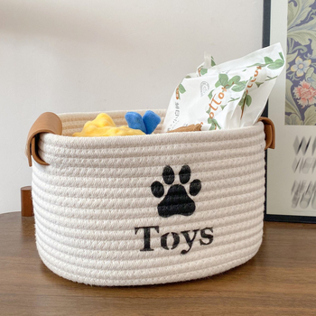 Εργοστασιακό νέο διασυνοριακό καλάθι βρώμικων ρούχων από βαμβακερό σχοινί, υφασμένο καλάθι αποθήκευσης, καλλυντικά, διάφορα είδη, φινίρισμα καλαθιού αποθήκευσης