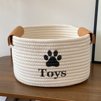 Εργοστασιακό νέο διασυνοριακό καλάθι βρώμικων ρούχων από βαμβακερό σχοινί, υφασμένο καλάθι αποθήκευσης, καλλυντικά, διάφορα είδη, φινίρισμα καλαθιού αποθήκευσης