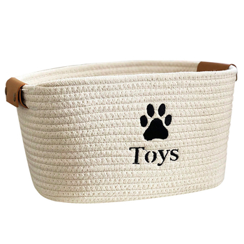 Εργοστασιακό νέο διασυνοριακό καλάθι βρώμικων ρούχων από βαμβακερό σχοινί, υφασμένο καλάθι αποθήκευσης, καλλυντικά, διάφορα είδη, φινίρισμα καλαθιού αποθήκευσης