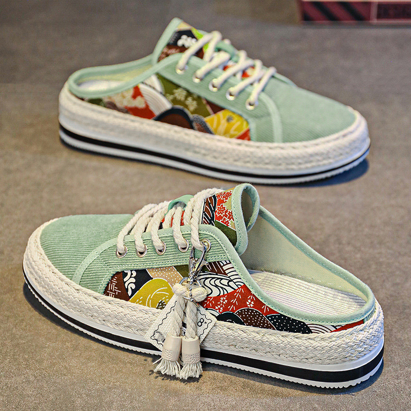 2025 tavaszi és nyári új, divatos, sokoldalú, ifjúsági, alkalmi, lélegző, szövetből készült férfi cipők, alkalmi, bebújós cipők