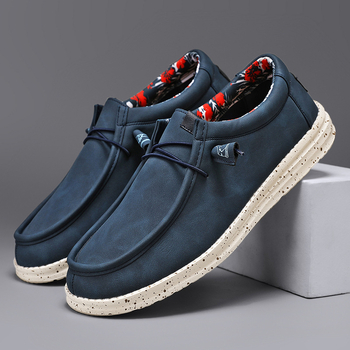 Ανδρικά Παπούτσια Νέα Άνοιξη 2025 Άνετα Αναπνέοντα Φυλλώδη Παπούτσια Μπαμπά Σλιπ-ον Υφασμάτινα Παπούτσια Ανδρικά Casual Παπούτσια