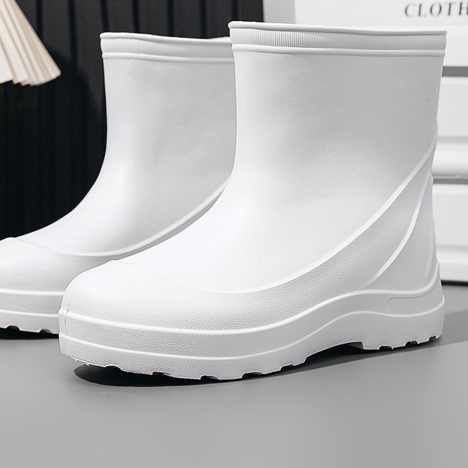 Vodootporne, otporne na habanje, neklizajuće, uljane radne cipele, srednja cipela, Baotou kišne cipele, tvornica montažne trake, vodene cipele S668