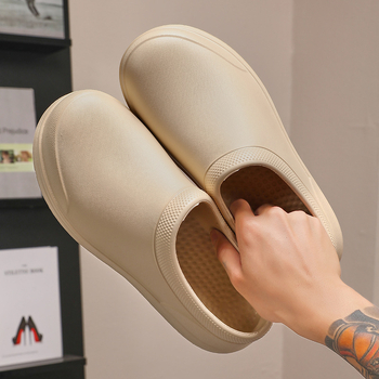 Παπούτσια σεφ εξωτερικού εμπορίου αδιάβροχα και ανθεκτικά στο λάδι, παπούτσια γιατρού-νοσοκόμας για υπαίθρια casual παπούτσια βροχής, καλυμμένα παπούτσια συν μέγεθος χονδρικής