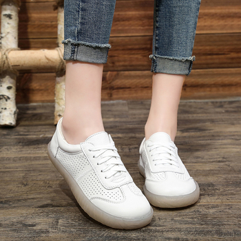 Primăvara și vara noi Mori femei Cave pantofi cu fund moale gol sandale din piele pentru femei sandale confortabile pentru femei însărcinate pantofi Mori femei pantofi de asistentă medicală