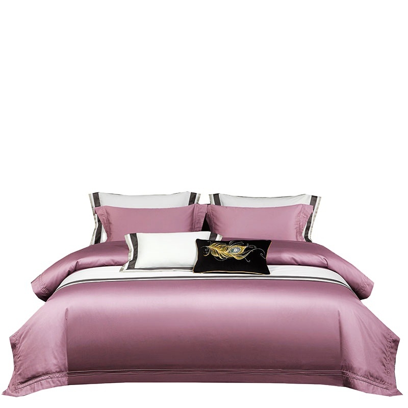 Βαμβακερά κλινοσκεπάσματα ξενοδοχείου πέντε αστέρων, σετ 120 τεμαχίων από βαμβάκι με μακριά ραφές, σετ 100 τεμαχίων από βαμβακερό καπέλο, απευθείας πωλήσεις