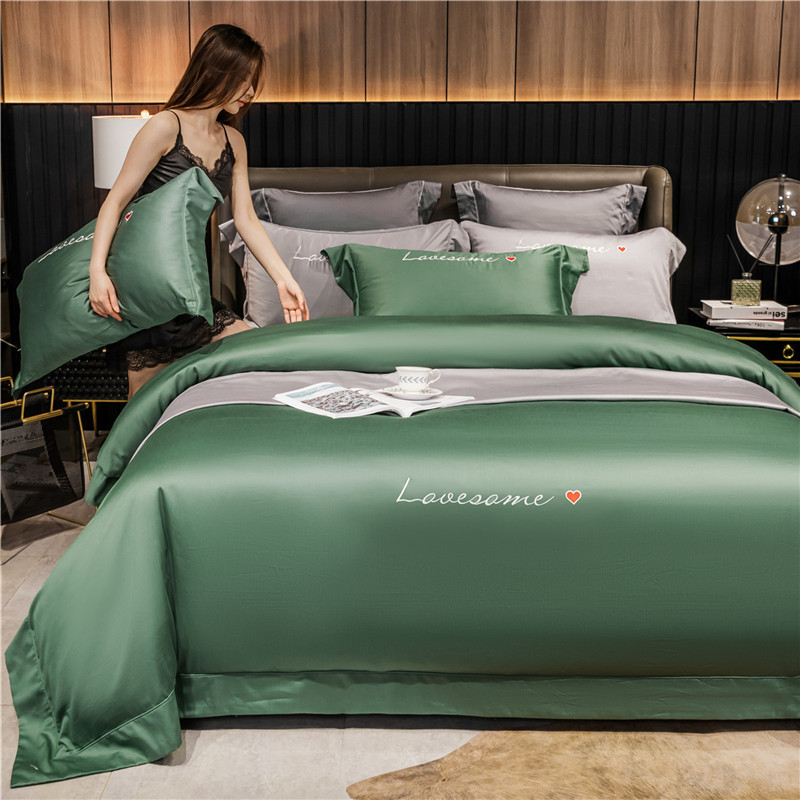 Βαμβακερά κλινοσκεπάσματα ξενοδοχείου πέντε αστέρων, σετ 120 τεμαχίων από βαμβάκι με μακριά ραφές, σετ 100 τεμαχίων από βαμβακερό καπέλο, απευθείας πωλήσεις