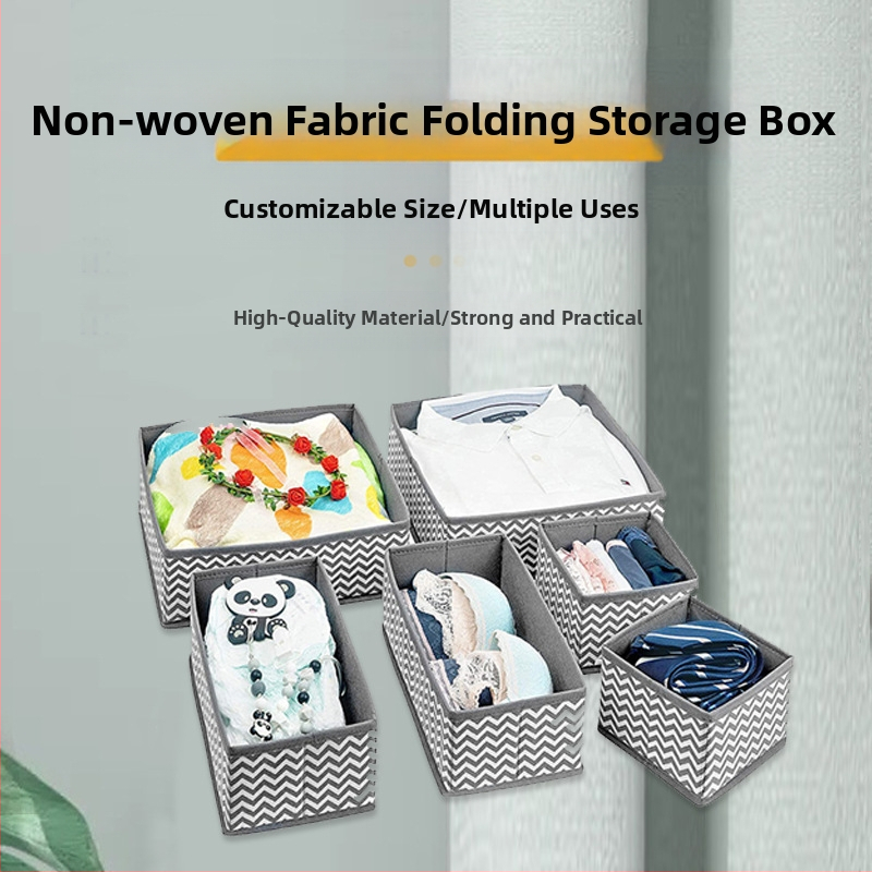 Összecsukható fehérnemű tárolódoboz zokni tárolódoboz vegyes tárolódoboz asztali szervező