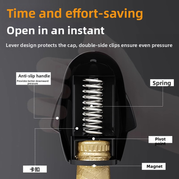 Ανοιχτήρι μπουκαλιών τύπου Penguin με πρέσα, σφραγισμένο πώμα κόκκινου κρασιού, ανοιχτήρι μπουκαλιών μπύρας για οικιακή χρήση, πολυλειτουργικό δημιουργικό μοντέλο οικιακής χρήσης