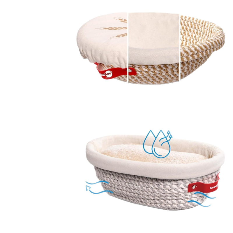 Amazoni piiriülene 32oz juuretiseleivaklaasist käärituspurk segamislusikaga majapidamistainaleiva küpsetamistarvete komplekt