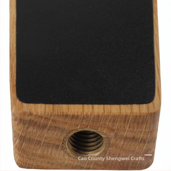 Ξύλινη λαβή βρύσης μπύρας διασυνοριακής χρήσης με μαυροπίνακα Λαβή βρύσης Αξεσουάρ διακόπτη βαρελιού μπύρας Λαβή βρύσης