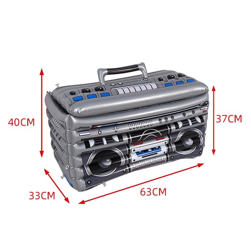 Gamintojo paruoštas pripučiamas radijo ledo kibiras, baras, Ktv lobių dėžutė, ledo baseinas, šventinis gėrimas, ledo kibiras