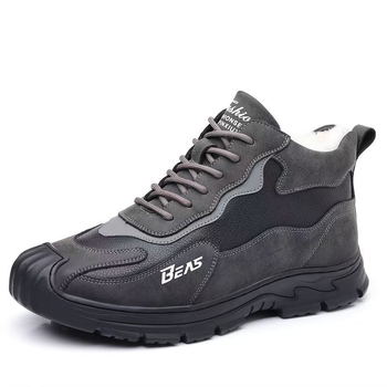 Βαμβακερά Παπούτσια Ανδρικά Χειμερινά, Ανθεκτικά στο Κρύο, Επένδυση από Φλις, Ζεστό, Πυκνό Δέρμα, Ολόσωμα, Υπαίθρια, Αθλήματα, Casual, Αντιολισθητικές Βαμβακερές Μπότες