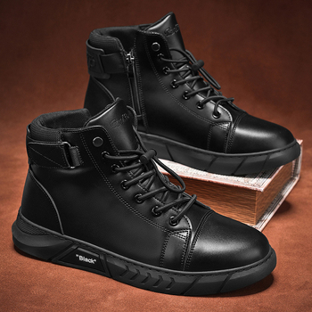 Martin Boots vyriški batai, skirti prekybai pasienio sąlygomis, dideli vyriški batai, rudens ir žiemos aukštakulniai storapadžiai žygio batai, trumpi batai, skirti tiesioginiam pristatymui