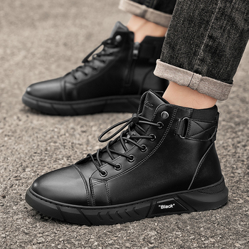 Martin Boots vyriški batai, skirti prekybai pasienio sąlygomis, dideli vyriški batai, rudens ir žiemos aukštakulniai storapadžiai žygio batai, trumpi batai, skirti tiesioginiam pristatymui