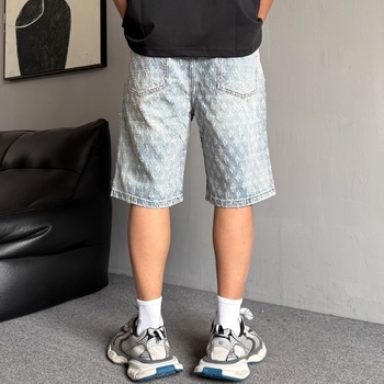 Мъжки широки, прави, ежедневни, петточкови панталони в американски стил, тънки, с модерен дизайн, марка Plankton