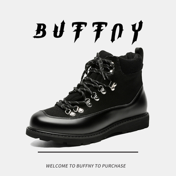 Ρετρό Σχεδιασμός Sense Υψηλής ποιότητας μπότες εργασίας με κορδόνια, βρετανικού τύπου, με χοντρή σόλα, για υπαίθρια πεζοπορία, μπότες Martin