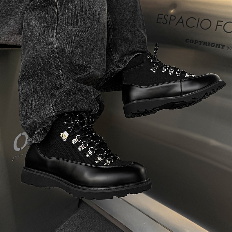 Cizme de lucru cu talpă groasă, stil britanic, stil retro, cu design retro, stil retro, stil retro, stil retro, stil retro, stil retro, stil retro, stil retro, stil retro britanic ...