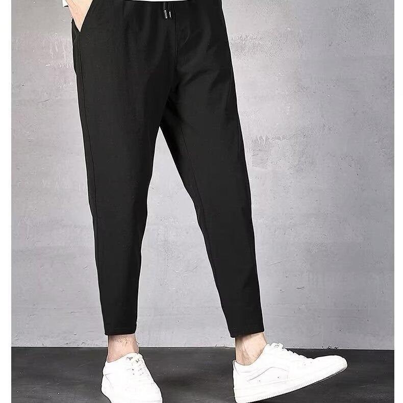 Pantaloni casual all-match pentru bărbați, pantaloni casual drepți lejeri, 2024, pantaloni la modă pentru bărbați, all-match ins port, pantaloni la modă pentru bărbați