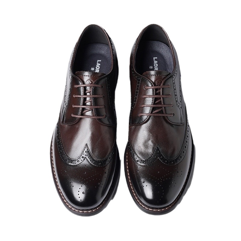 Pantofi sport din piele pentru bărbați, cu toc scăzut, casual, de afaceri, cu talpă plată, simpli, versatili, la modă, pentru bărbați, en-gros, Old Man's Head, noi, 19577