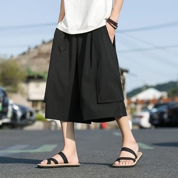 Pantaloni largi F National Tide Breeches Functional Tooling Pantaloni scurți Capri din mătase glacială pentru bărbați DK111-P55 Control 78