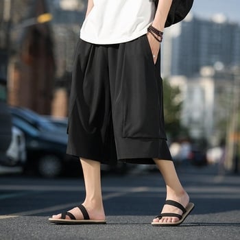 Pantaloni largi F National Tide Breeches Functional Tooling Pantaloni scurți Capri din mătase glacială pentru bărbați DK111-P55 Control 78