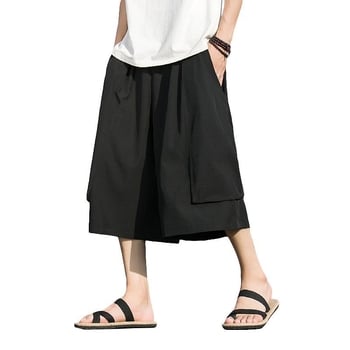 Pantaloni largi F National Tide Breeches Functional Tooling Pantaloni scurți Capri din mătase glacială pentru bărbați DK111-P55 Control 78