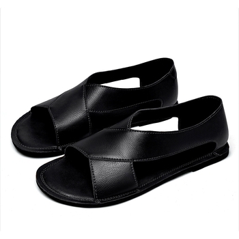 Διασυνοριακά Βρετανικά Σανδάλια Στυλ για Άνδρες το Καλοκαίρι Νέο Στυλ Αναπνέοντα Σανδάλια Οδήγησης Καθημερινά Αντιολισθητικά Ανθεκτικά στη Φθορά Μεγάλο Μέγεθος Μοντέρνο Μαλακό Πάτο Μάρκα