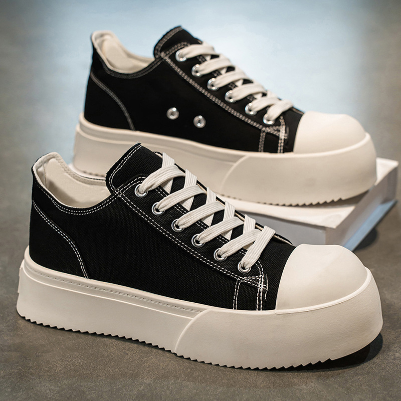 Pantofi de pânză în stil japonez pentru bărbați, de vară, respirabili, anti-miros, sport, adidași, studenți, negri, la modă, versatil, de nișă, din pânză, mărime mare