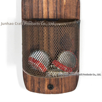 Νέο διασυνοριακό ξύλινο ανοιχτήρι μπουκαλιών τοίχου για χειροτεχνία, δημιουργικό ευρωπαϊκό στυλ, κατάστημα σπιτιού, ανοιχτήρι μπουκαλιών, διακοσμητικά στηρίγματα