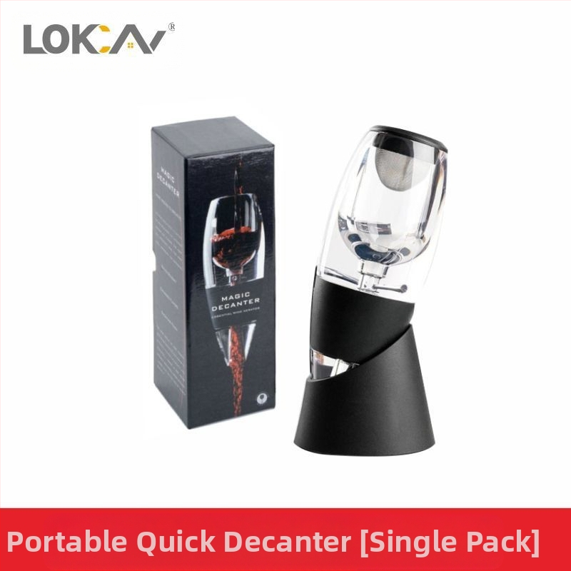 Bor forgó dekanter háztartási dekanter gyors vízesés automatikus luxus bor bor gyors dekanter