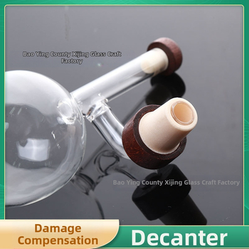 Gyári értékesítésű dekantáló átlátszó üveg dekantáló alakú dekantáló bor whisky pohár borkészlet