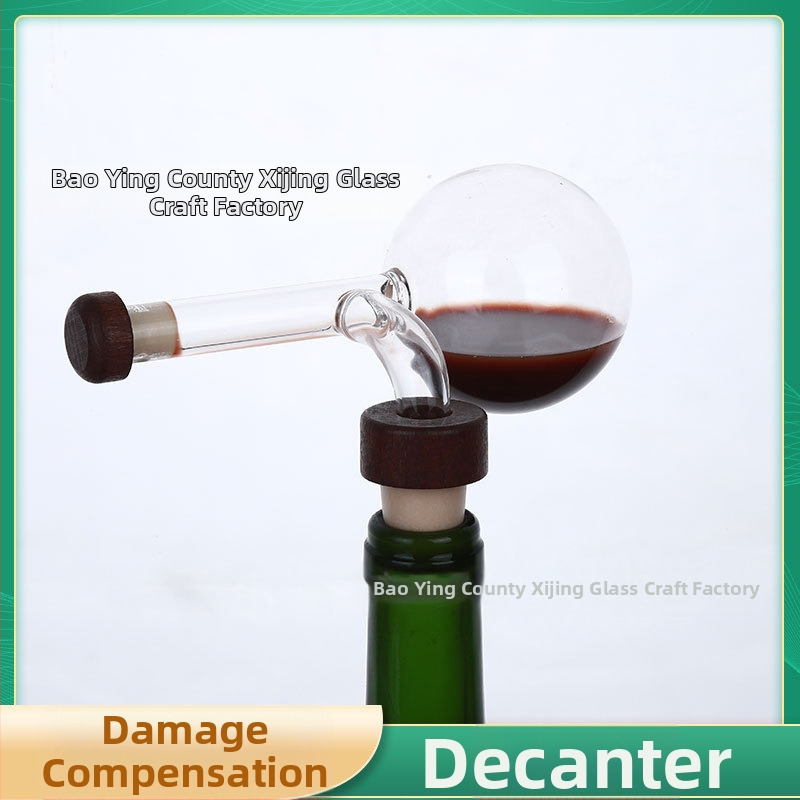 Фабричен декантер за прозрачно стъкло, форма на декантер, комплект за вино, чаша за уиски