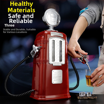 Vintage Creative Bar Double Gun veinijaotur Veinikann Veinitorn Bensiinijaam Veini infusioonimasin Õllemasin Kodune õllemasin