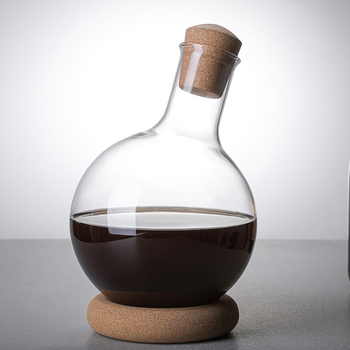 Nagykereskedelmi üveg dekantáló bor könnyű luxus üveg dekantáló háztartási bor dekantáló edény gyors dekantáló