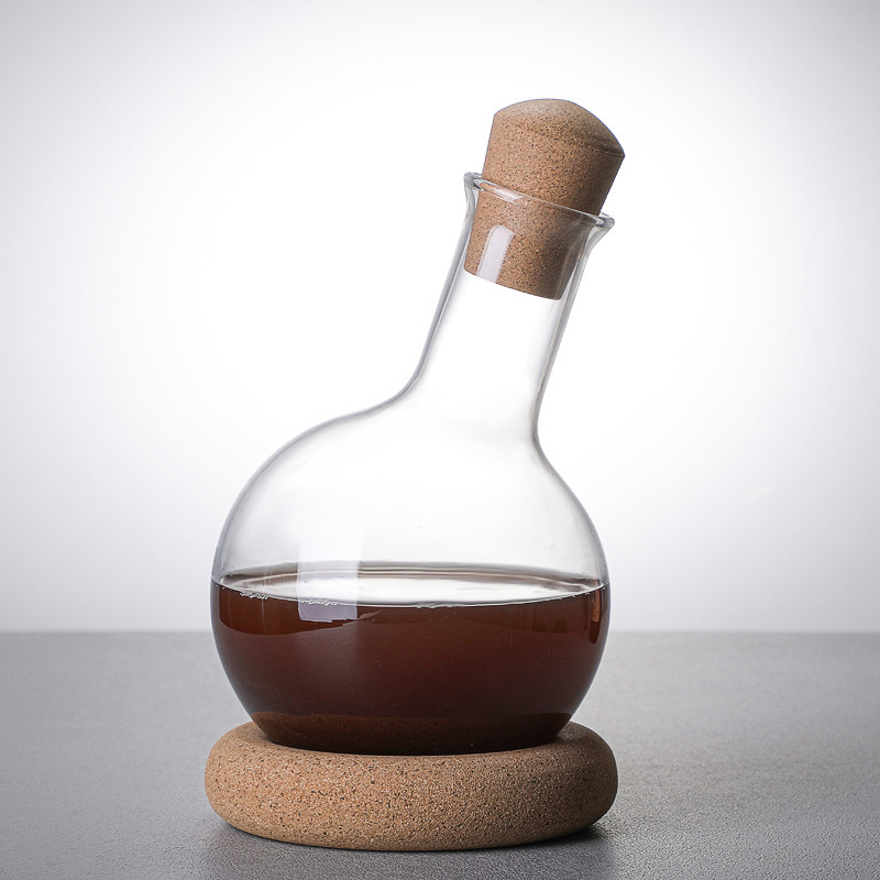 Nagykereskedelmi üveg dekantáló bor könnyű luxus üveg dekantáló háztartási bor dekantáló edény gyors dekantáló