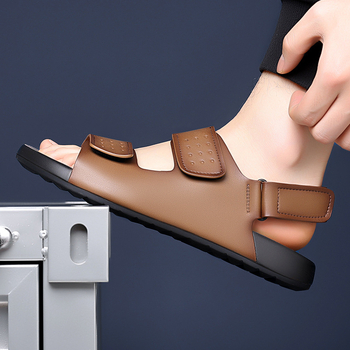 Sandale explozive pentru bărbați, pantofi de vară în aer liber, de înaltă calitate, antiderapanți, casual, groși, papuci pentru bărbați