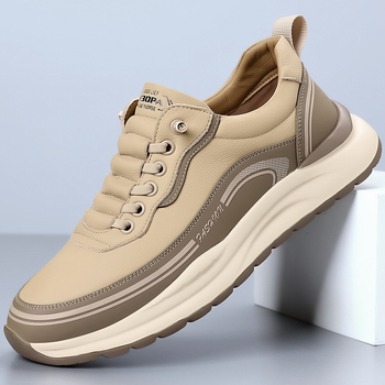 Tavaszi új férfi cipők Divatos, mindenhez illő, csúszásmentes, kopásálló, kültéri hegymászó cipők apáknak, középkorúaknak és időseknek, alkalmi sétacipők