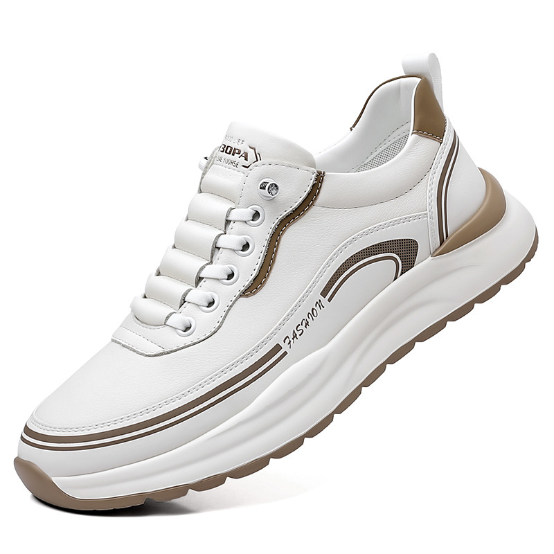 Tavaszi új férfi cipők Divatos, mindenhez illő, csúszásmentes, kopásálló, kültéri hegymászó cipők apáknak, középkorúaknak és időseknek, alkalmi sétacipők