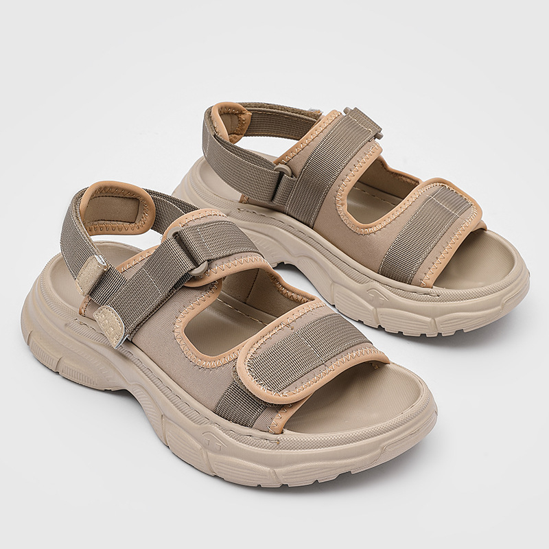 Sandale pentru bărbați, vară nouă, sport casual la modă, îmbrăcăminte exterioară, papuci pentru bărbați, pantofi de plajă 471220 Alb-J