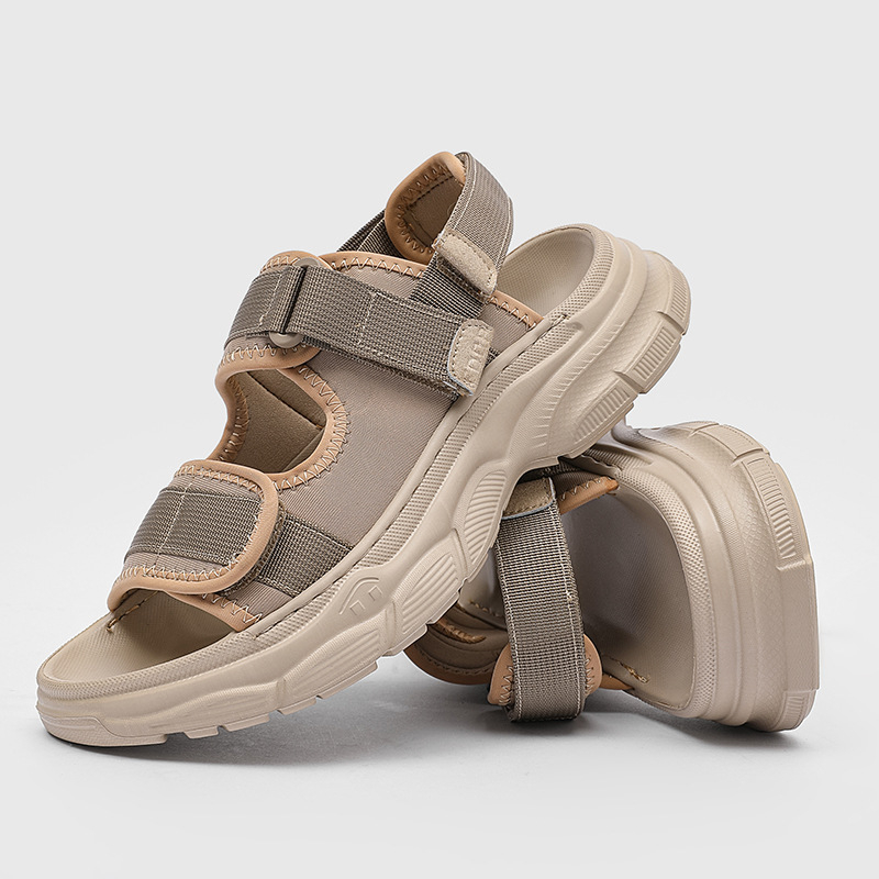 Sandale pentru bărbați, vară nouă, sport casual la modă, îmbrăcăminte exterioară, papuci pentru bărbați, pantofi de plajă 471220 Alb-J